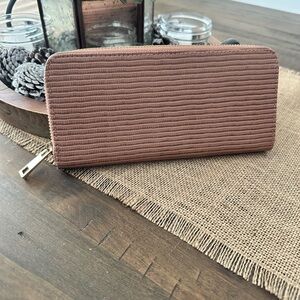 Brown Accordion Wallet